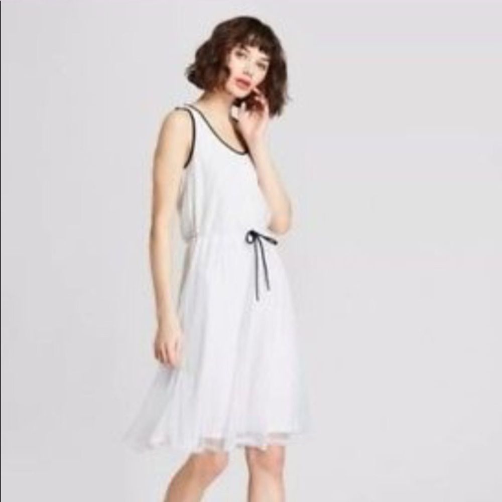 Hunter white mesh dress